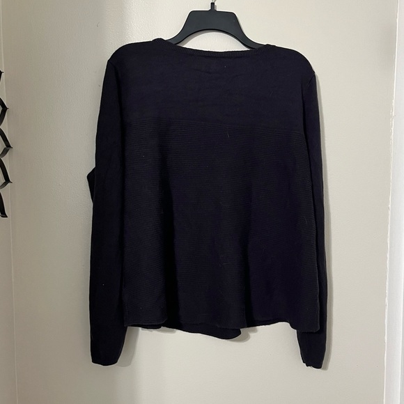 🌻 Craft & Barrow | Dark Purple Plum Sweater - Picture 3 of 4